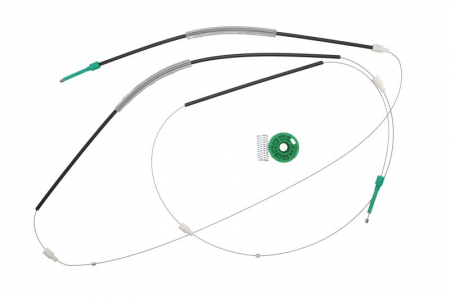 Caroserie - Kit reparatie macara geam fata stanga cablu AUDI A4 intre 1994-2001