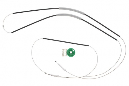 Caroserie - Kit reparatie macara geam fata stanga cablu AUDI A6 intre 1994-2005