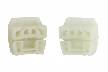 Caroserie - Kit reparatie macara geam fata stanga/dreapta 2 ghidaje VW MULTIVAN V, TRANSPORTER V intre 2003-2015