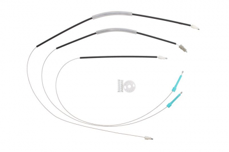 Caroserie - Kit reparatie macara geam fata stanga/dreapta cablu, electric PEUGEOT 607 intre 2000-2011