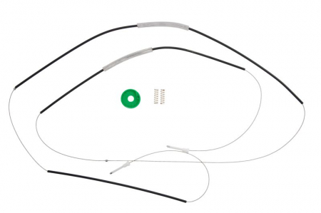 Kit reparatie macara geam fata stanga/dreapta cablu, electric VW POLO intre 1994-2001 [1]