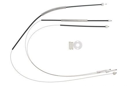 Caroserie - Kit reparatie macara geam fata stanga/dreapta cablu VW CADDY III, TOURAN intre 2003-2015