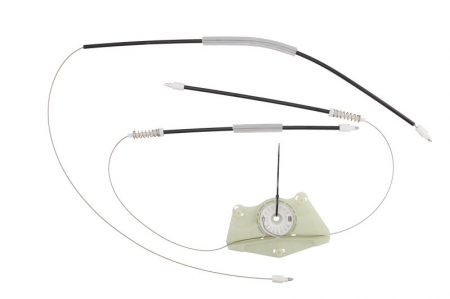 Caroserie - Kit reparatie macara geam fata stanga set, electric SKODA FABIA I, FABIA I PRAKTIK intre 1999-2008