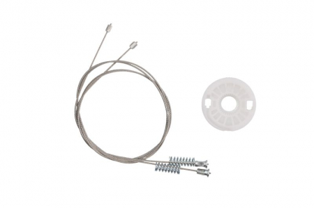 Elemente macara geam - Kit reparatie macara geam spate stanga/dreapta cablu SKODA SUPERB I; VW PASSAT intre 1996-2003