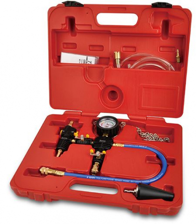 Echipamente - Kit vacuum sistem racire TOPTUL JGAI0302, indicator presiune, 3 piese, cutie depozitare