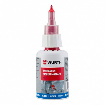 Chimice si Intretinere - Lac sigiliu suruburi rosu RAL 3000 50 ml