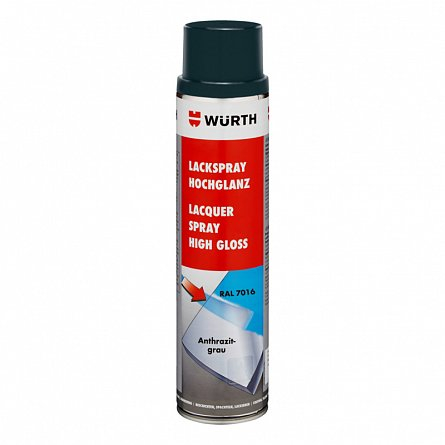 Solutii tehnice - Lac spray gri antracit 7016 600 ml Wurth
