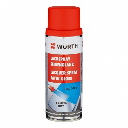 Chimice si Intretinere - Lac spray rosu foc matasos RAL3000 400 ml