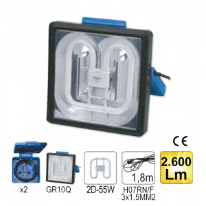Service mecanica - Lampa control patrata 55W 2600Lm