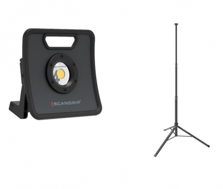Echipamente - Lampa pe suport NOVA 4K, sursa de lumina tip COB LED, fascicul luminos 4000lm, IK07/ IP67, lungime cablu: 5m