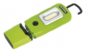 Iluminare service - Lampa service LED magnetica articulatie 360 grade 2W COB 1 Led 180/90 lumeni galbena