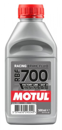 Ulei Lichide tehnice - Lichid de frana Racing (0,5L) [uscat: 336°C, umed: 205°C, vascozitate: 1580mm²/sec.];FMVSS 116 DOT4,