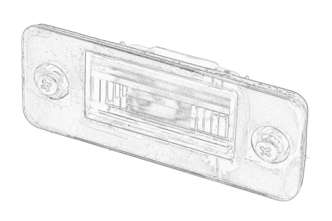 Piese Auto - Lumina numar inmatriculare Dreapta potrivit AUDI A8 D3 10.02-07.10