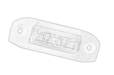 Piese Auto - Lumina numar inmatriculare potrivit VOLVO XC60 I 05.08-12.17