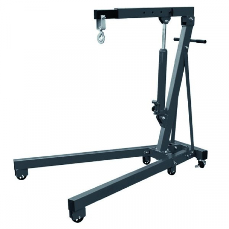 Macara cu motor, capacitate de ridicare: 1000kg, inaltime minima de ridicare 160 mm, inaltime maxima de ridicare: 2040 mm, mobila, culoare: negru, 1 carlig [1]