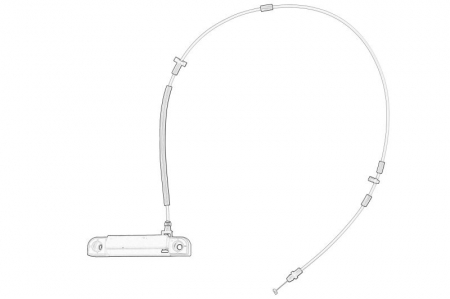 Maner usa - Maner interior usa (cu cablu) FORD TRANSIT 2.0D/2.3/2.4D intre 2000-2006