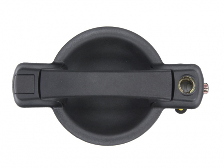 Maner usa - Maner usa culisanta dreapta exterior, cu locas incuietoare negru FIAT DOBLO, DOBLO CARGO intre 2001-2010