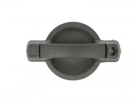 Maner usa - Maner usa culisanta stanga exterior, cu locas incuietoare negru FIAT DOBLO, DOBLO CARGO intre 2001-2010