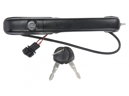 Maner usa - Maner usa Fata Dreapta cu cheie, exterior, fara inchidere centralizata, cu cheie, cu incuietoare, cu cablu/cabluri, negru potrivit VW PASSAT B3/B4 1.6-2.9 1988-1997