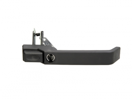 Maner usa - Maner usa Fata Dreapta exterior, cu locas incuietoare, negru potrivit LAND ROVER DEFENDER 2.2D-3.9 1990-2016