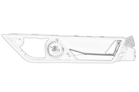 Caroserie - Maner usa Fata Dreapta (interior, cromat) potrivit SKODA FABIA III 1.0-1.6 08.14-12.22