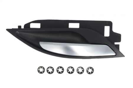 Maner usa - Maner usa Fata/Spate Dreapta interior, argintiu/negru potrivit BMW X1 E84 1.6-3.0 2009-2015