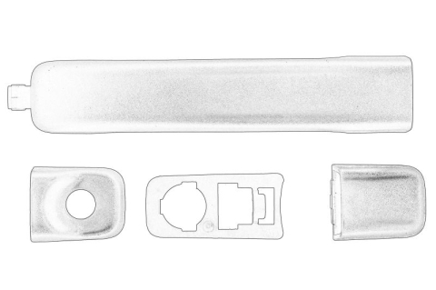 Piese Auto - Maner usa Fata/Spate Dreapta/Stanga potrivit FIAT TALENTO; NISSAN NV300; OPEL VIVARO B; RENAULT TRAFIC III 1.6D/2.0D 05.14-