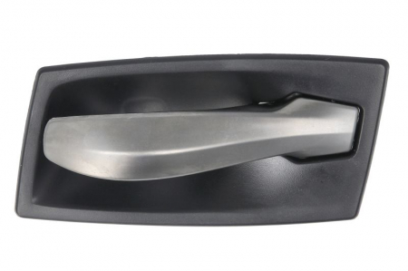Maner usa - Maner usa fata/spate stanga interior, argintiu, BMW Seria 5 intre 2003-2010