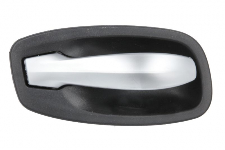 Maner usa - Maner usa Fata/Spate Stanga interior, argintiu/negru potrivit BMW Seria 5 E60, 5 E61 2.0-5.0 2002-2010