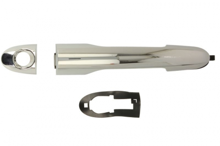 Maner usa - Maner usa fata stanga exterior, cu locas, crom, FIAT 500L intre 2012-2017