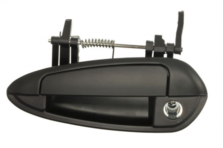 Maner usa - Maner usa Fata Stanga exterior, cu locas incuietoare, grunduit negru potrivit ABARTH GRANDE PUNTO; FIAT GRANDE PUNTO 1.2-1.9D dupa 2005