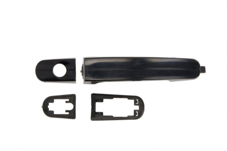 Maner usa - Maner usa fata stanga exterior, cu locas incuietoare negru/grunduit FORD C-MAX, FOCUS C-MAX, FOCUS II intre 2004-2012