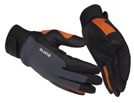 Echipamente - Manusi de protectie GUIDE 775W, piele sintetica, marime: 10/XL, 1 pereche, culoare: galben fluorescent/gri/negru, durabilitate: EN 388; EN 420; EN511(01X), cum se foloseste