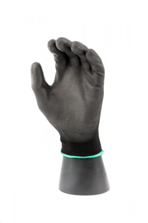 Echipamente - Manusi protectie negre, nylon, marimea 10/XL, 12 perechi