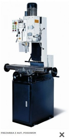 Echipamente - Masina frezat FP-48SP, distanta maxima intre ax si masa: 425mm, cursa ax: 130mm, 400V/1500W