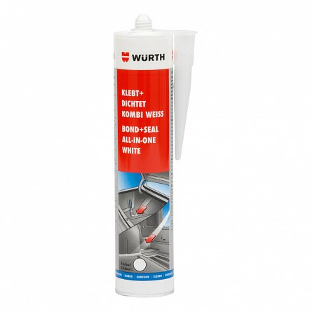 Solutii tehnice - Mastic lipire/etans pulverizabil gri 310 ml Wurth
