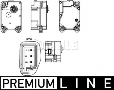 Rezistenta ventilator - Motoras trepte ventilator aer conditionat VOLVO S60 I, S80 I, V70 II, XC70 CROSS COUNTRY, XC90 I 2.0-4.4 intre 1998-2014