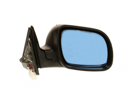 Oglinda dreapta AUDI A6 intre 1994-1997 electrica, incalzita, convex, albastru, cu carcasa, mica [1]