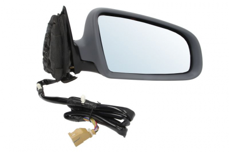 Oglinzi auto - Oglinda dreapta electrica cu memorie, asferica, incalzita, crom, pliere electrica AUDI A4 B7 intre 2004-2008