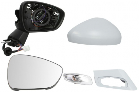 Oglinda dreapta electrica incalzita, crom, grunduita, pliabila electrica, cu senzor temperatura cu lumina CITROEN C4, DS4; DS DS4 intre 2009-2018 [2]