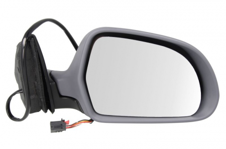 Oglinzi auto - Oglinda dreapta electrica incalzita, crom, grunduita SKODA SUPERB II intre 2008-2015