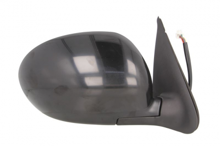 Oglinzi auto - Oglinda dreapta electrica incalzita, crom, pliere electrica NISSAN JUKE F15 intre 2010-2014