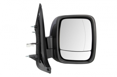 Oglinzi auto - Oglinda dreapta manuala, asferic, crom, grunduita NISSAN PRIMASTAR; OPEL VIVARO; RENAULT TRAFIC intre 2006-2016
