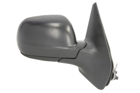 Oglinda dreapta manuala, convex, albastru, cu carcasa, mica VW GOLF IV, BORA intre 1997-2006 [1]