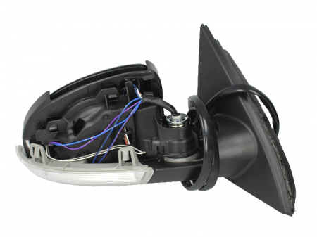 Oglinda dreapta VW PASSAT B6 intre 2005-2010 electrica, incalzita, convex, cu carcasa, cu semnalizare, pliabila electric, lumina exterioara, cu 9 pini [1]