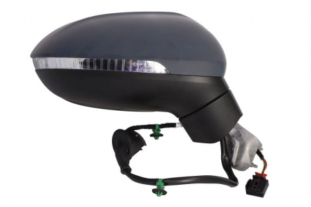 Oglinzi auto - Oglinda laterala Dreapta electric, incalzita, crom, potrivit VW Golf 7 VIII, PASSAT ALLTRACK B8, PASSAT B8
