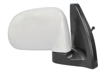 Oglinda laterala Dreapta mecanic, crom, potrivit HYUNDAI ATOS  [1]