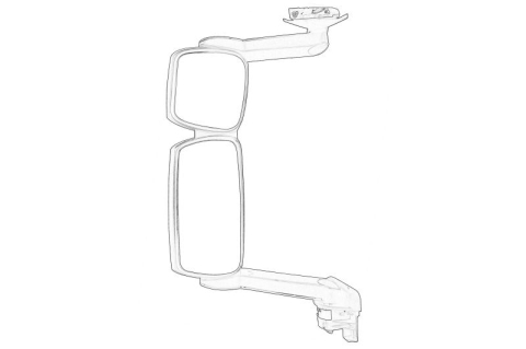 Caroserie - Oglinda laterala potrivit IVECO