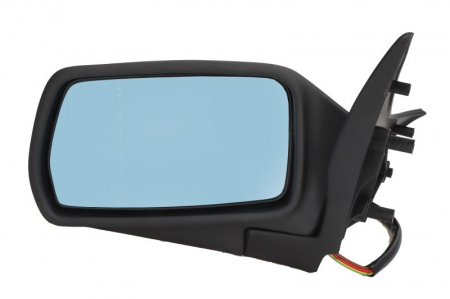 Oglinzi auto - Oglinda laterala Stanga electric, asferice, incalzita, albastru potrivit CITROEN XANTIA