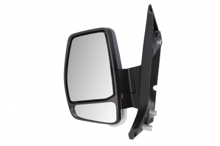Caroserie - Oglinda laterala Stanga manual, crom, potrivit FORD TOURNEO CONNECT V408 TOURNEO CUSTOM V362, TRANSIT CONNECT, TRANSIT CONNECT V408/MINIVAN